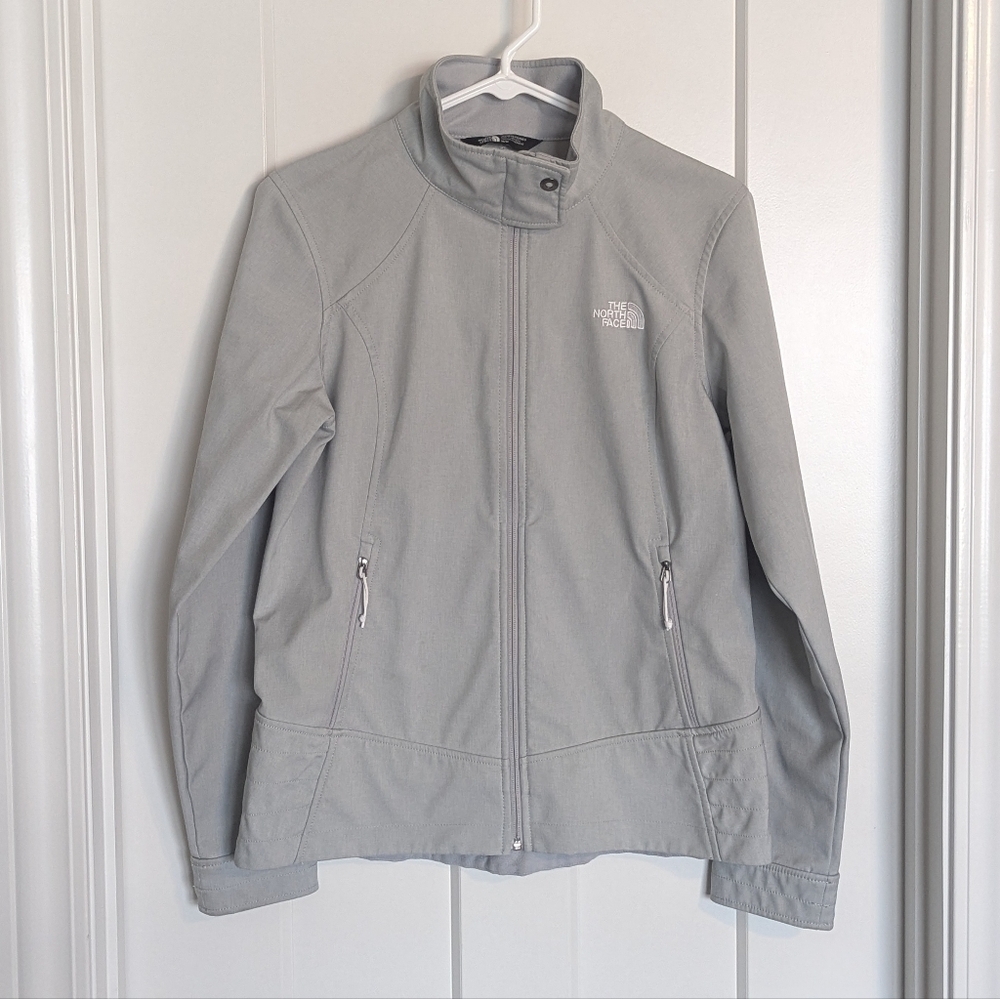 North Face Calentito Windwall Grey Jacket sz M - Picture 1 of 7